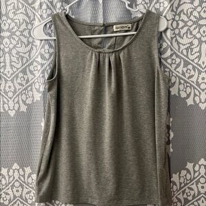 Women's Sleeveless Gray Blouse